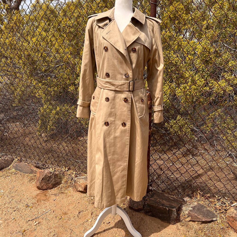 Worthington Tan Trench Coat - Picture 2 of 9